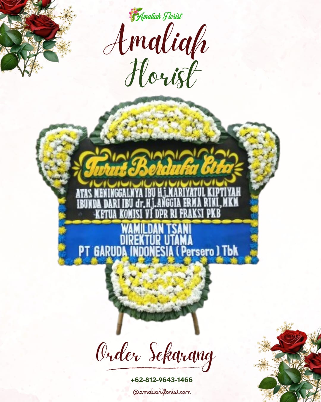 Papan Bunga Duka Prabumulih Utara